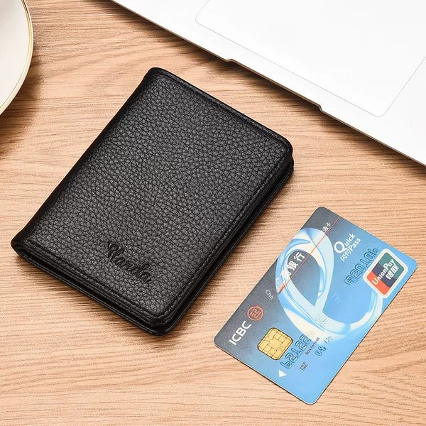 Men's Pebbled Wallet Short Vertical Style Student Japanese Style Small Ultra-Thin Fashion Brand Simple Card Holder K-Style Youth