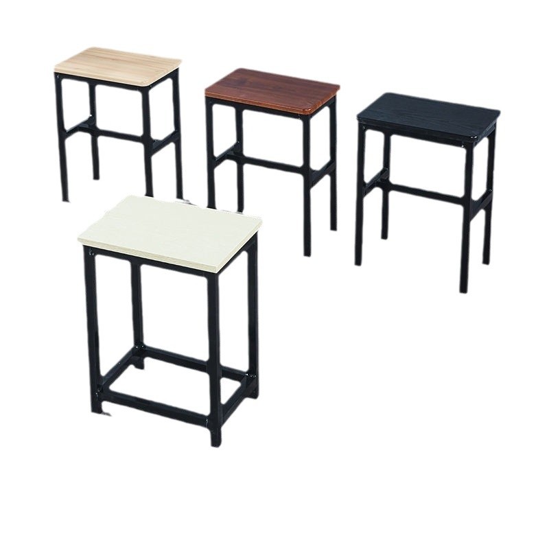 Taburetes de taller de fábrica gruesas taburetes cuadrados taburetes de comedor taburetes de dormitorio taburetes de entrenamiento taburetes de estudiantes taburetes de entrenamiento taburetes de hogar taburetes altos para adultos image 6