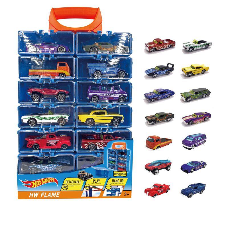 1:64 alloy car drop-resistant anti-drop toy car portable box alloy car suit alloy Harley motorcycle