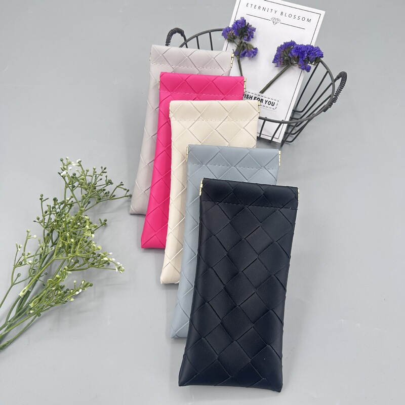 Shrapnel type glasses bag sunglasses sunglasses storage bag automatic closing portable glasses bag student glasses bag