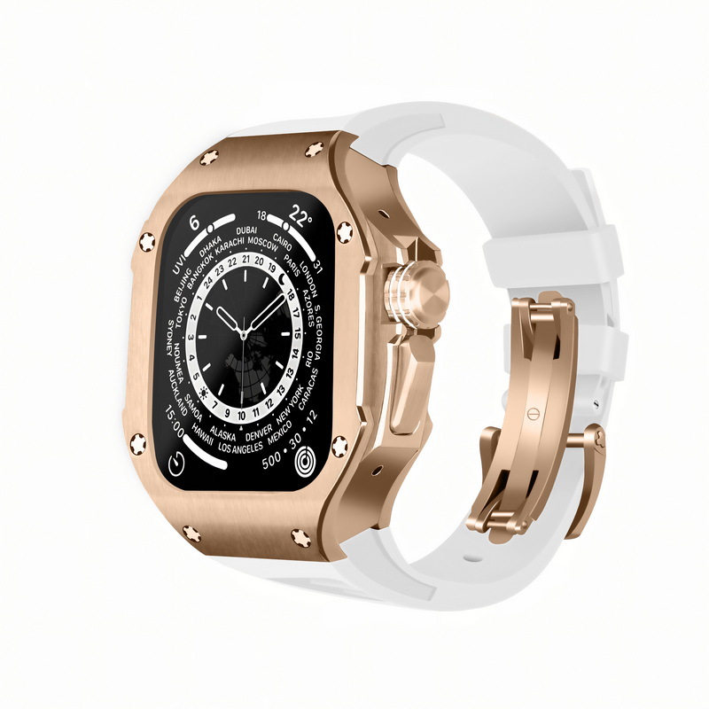 Para iwatch ultra49 reloj correa de Apple Correa protectora Shell 316L Acero inoxidable Richard cambiado al traje