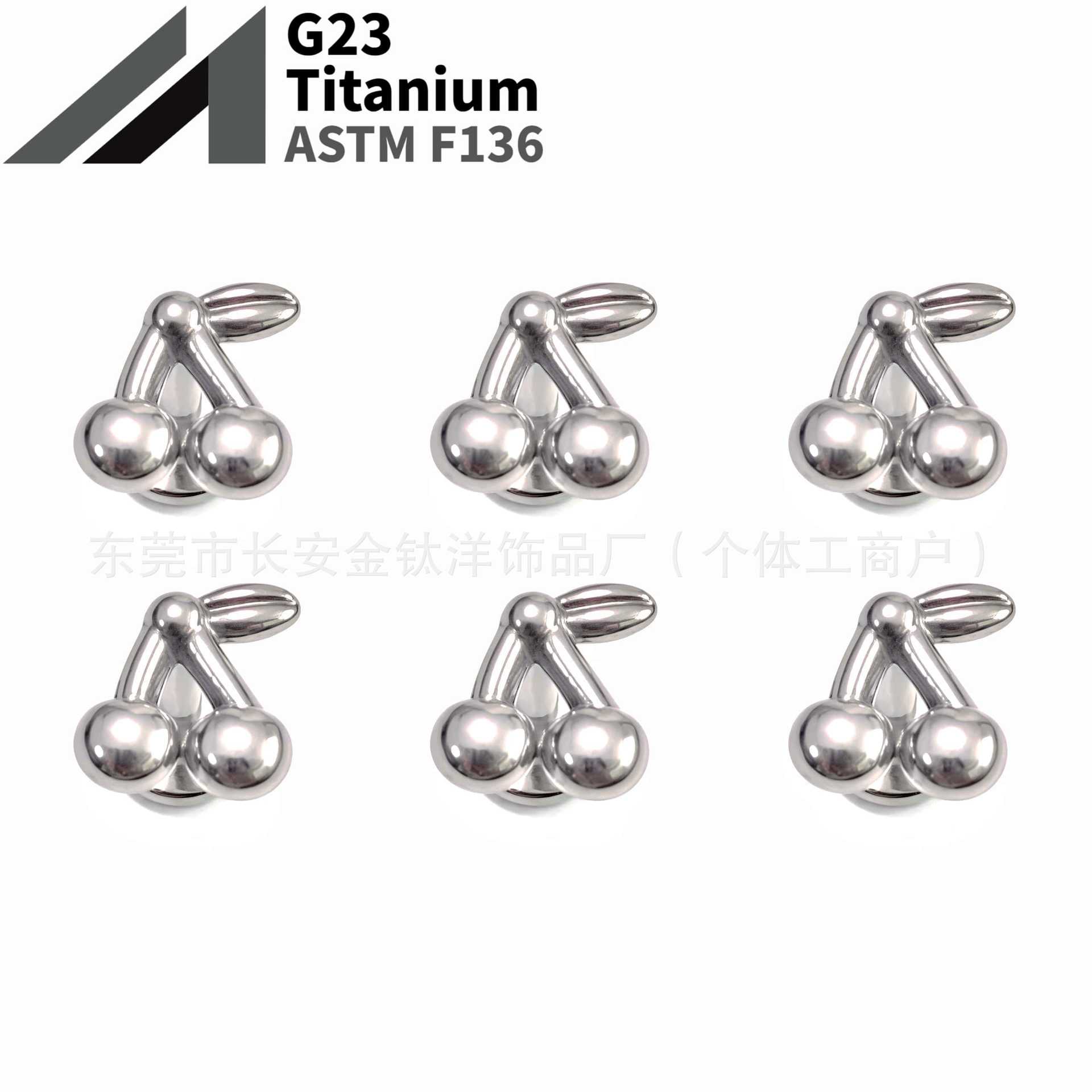 16G labret stud size and finish detail