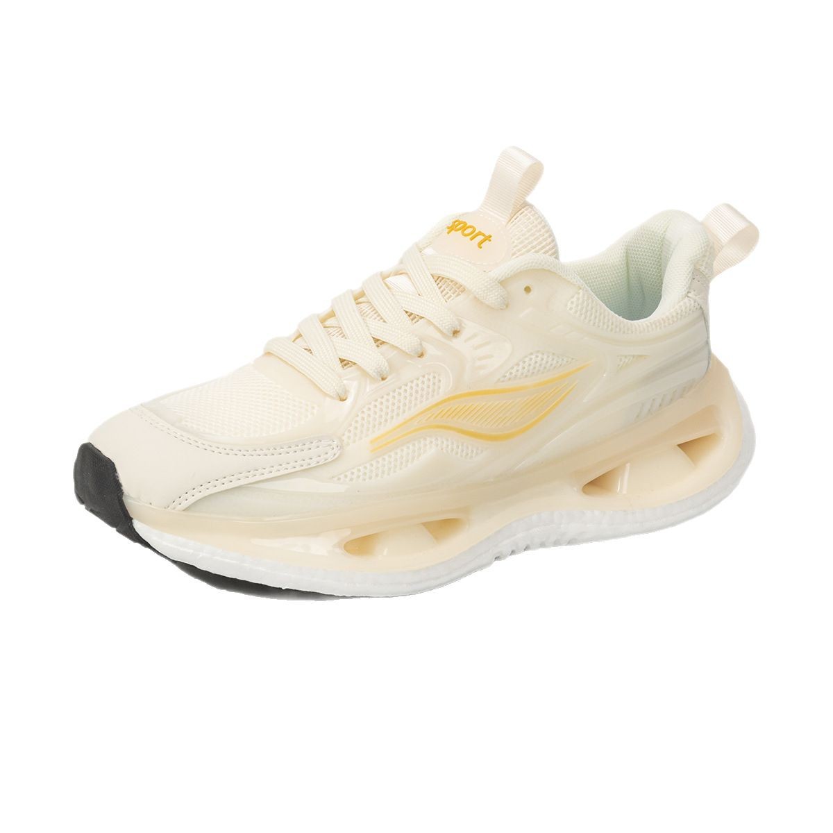 Nuevos zapatos casuales deportivos de primavera y verano, malla, transpirable, suela suave, zapatos para correr de todo fósforo, absorción de impactos, suela de palomitas de maíz súper suave e impermeable
