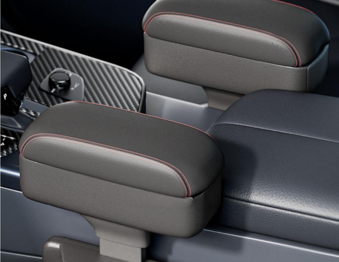 Car armrest box storage box car cup holder seat gap storage box car booster pad elbow support can be raised and lowered
