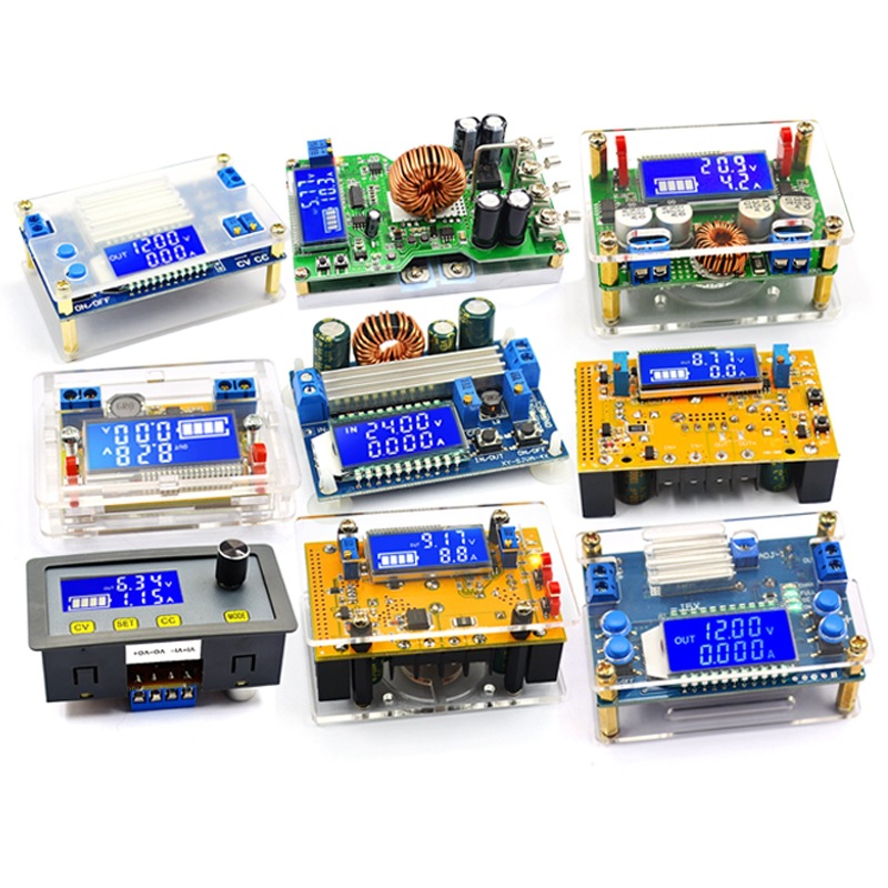 可调降压升压电源模块10A DC直流3/5A恒压恒流液晶屏电压电流双显
