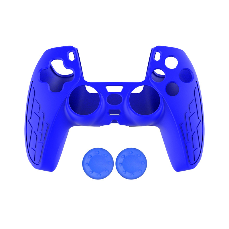TOYILUYA/Yilu ya PS5 cubierta de la manija ps5 engrosada cubierta de goma suave cubierta protectora cubierta de textura antideslizante con tapa