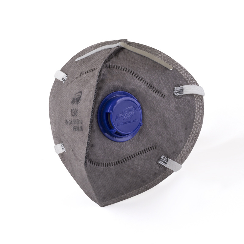 南核-1208 带阀折叠式有机蒸气异味及颗粒物 防护口罩(头戴式)