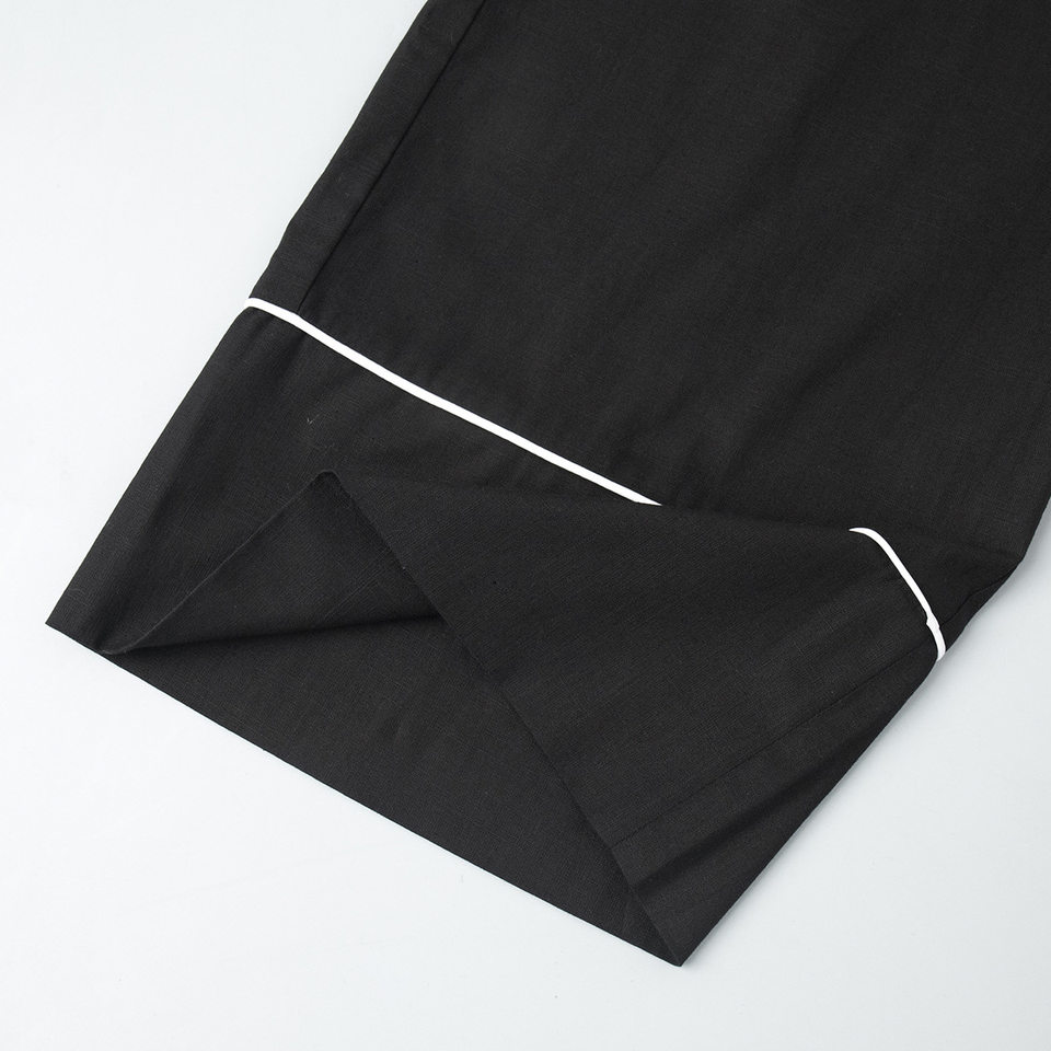 Bộ đầm hai món nữ áo cardigan cổ chữ V dài tay phối quần ống rộng — Màu be, Xanh lá cây, màu đen chi tiết 27
