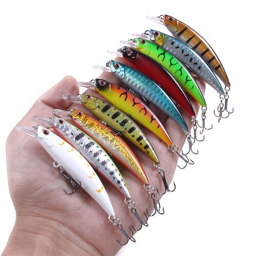 Minnow hovering lure 9g Xige long-range slow-sinking fake bait with loud noise Zhuhai fishing Milo lure wholesale