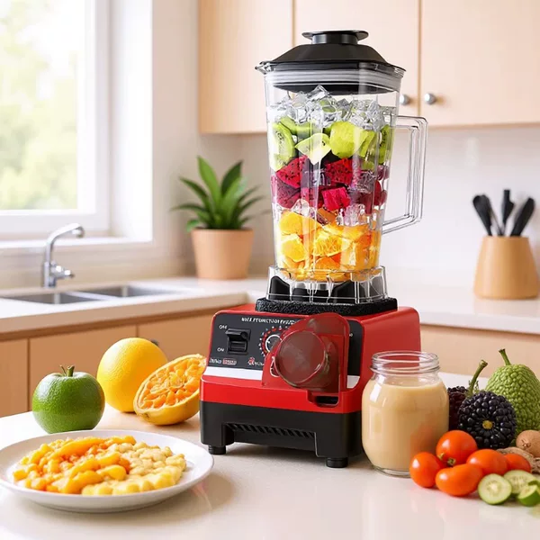 Foreign Trade Cross-Border Fully Automatic Multi-Functional Household Juicer, Blender, Food Processor, Grinder, and Mixer