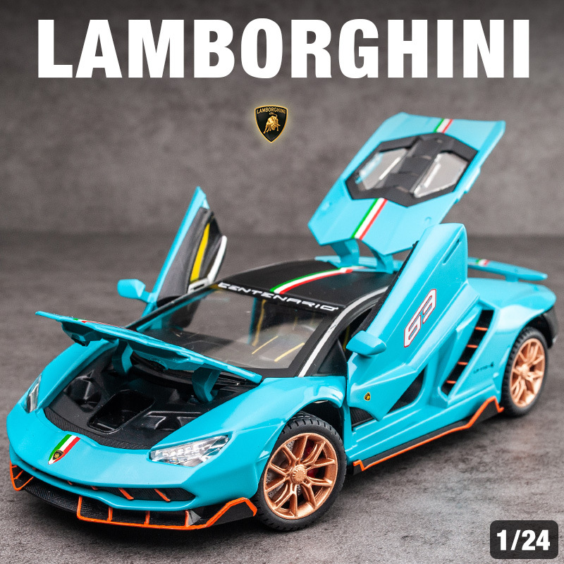 Lamborghini LP770 Giallo Modena Simulation Alloy Car Model Decor Wholesale Kids Car Chanchai