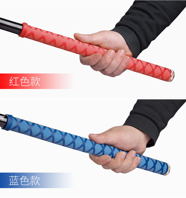 Caña de pescar Tubo Termocontraíble caña de pescar cubierta de la manija absorbente de sudor antideslizante anti-electricidad cubierta de aislamiento agarre cubierta de cinta de silicona cinta de bobinado