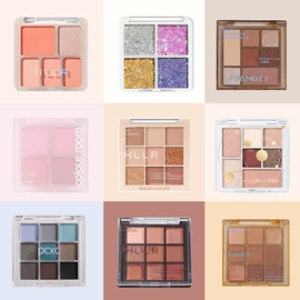 眼影;腮红、胭脂;高光