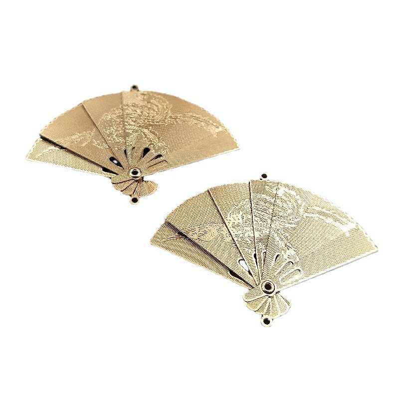 Retro small foldable copper pendant