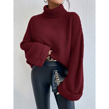 Z 42054 High Neck Flare Sweater ����������ë�¿羳����ͨ