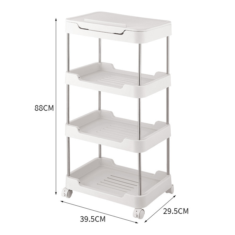 Estante de almacenamiento multifuncional para el hogar sala de estar cocina dormitorio ranura de almacenamiento en la parte superior se puede colocar estante de tabla plana gran capacidad pequeña