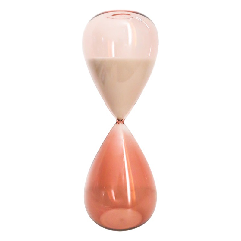 Suministro directo de fábrica europeo simple vidrio reloj de arena decoración de escritorio cuidado de la salud temporizador personalidad creativa ahora simple