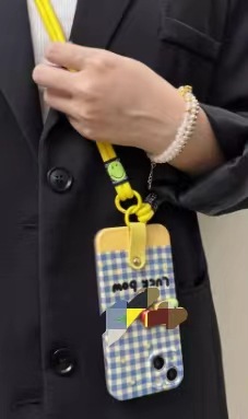 Nylon amarillo oblicuo amarillo nylon estéreo m color frijol-azul a cuadros cxj