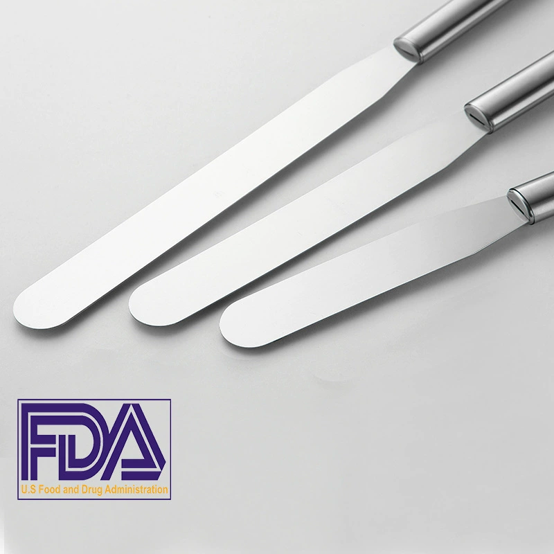 Cream scraper stainless steel, mixing stick