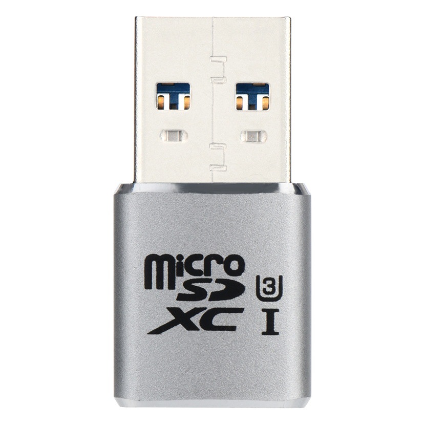 USB3.0 lector de tarjetas MICRO SD lector de tarjetas de aleación de aluminio Shell ventas directas de fábrica