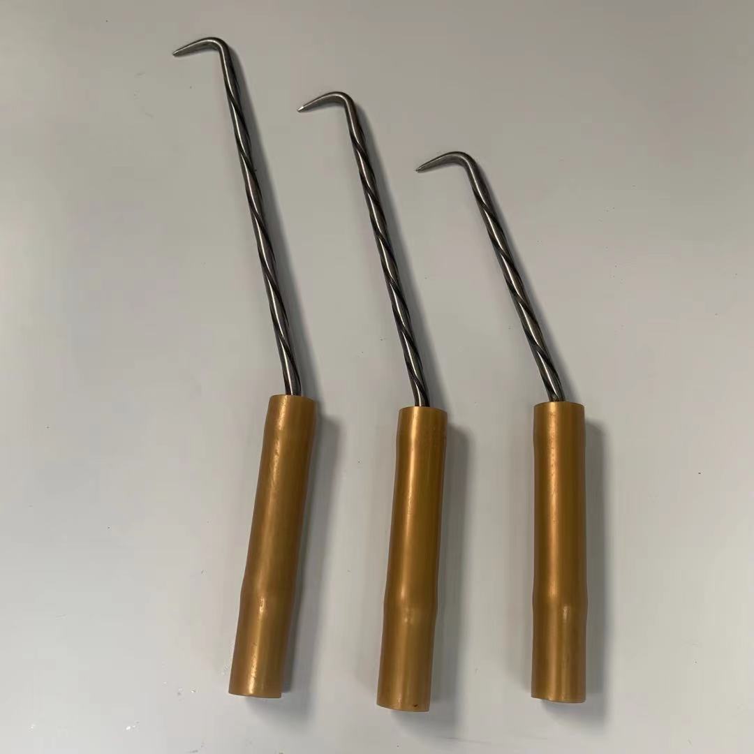 塑料柄不锈钢杆绑扎钩 轴承扎钩 钢筋钩 扎丝钩 钩子