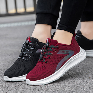 Spring and Autumn Mesh Breathable Shoes for the Elderly, Women's Shoes, Non-Slip Mom's Shoes, Middle-Aged and Elderly Walking Shoes, Men's Shoes, Casual Shoes, Sports Shoes