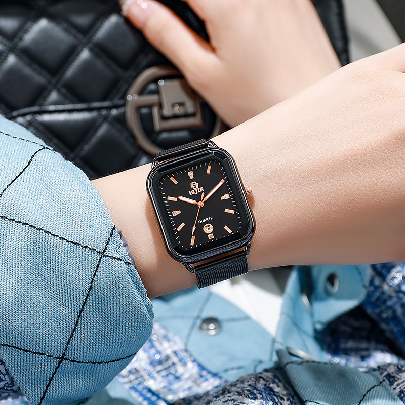 Trendy Ultra-Thin Watch for High School Students, Same Style as on Douyin and Kuaishou, Men's Analog Watch for Middle School Students, New Concept Men's Watch
