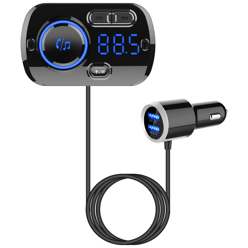 クロスボーダー起爆qc3.0急速充電車載bluetooth mp3ハンズフリープレーヤーfm送信機雰囲気ランプbc 49bq|undefined