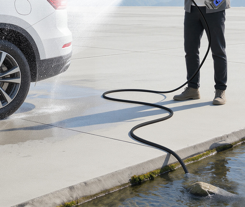 Carefully Selected Wireless Car Washing Machine, High-Pressure Car Washing Water Gun, Portable Car-Mounted and Household Six-In-One Electric Car Washing Tool
