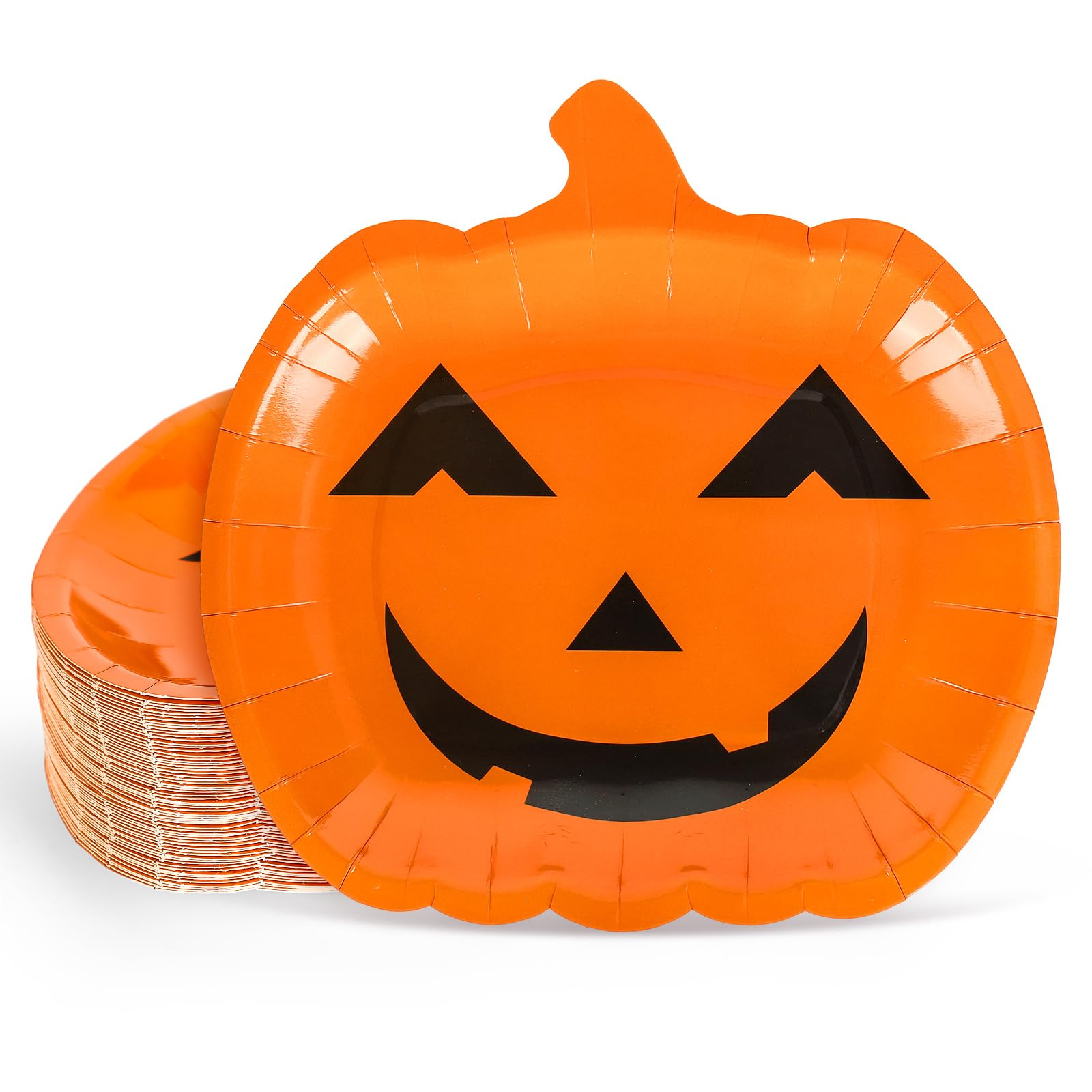 Nuevos productos transfronterizos de Halloween, suministros para fiestas, juegos de vajilla desechables, decoración de fiestas, platos de papel desechables