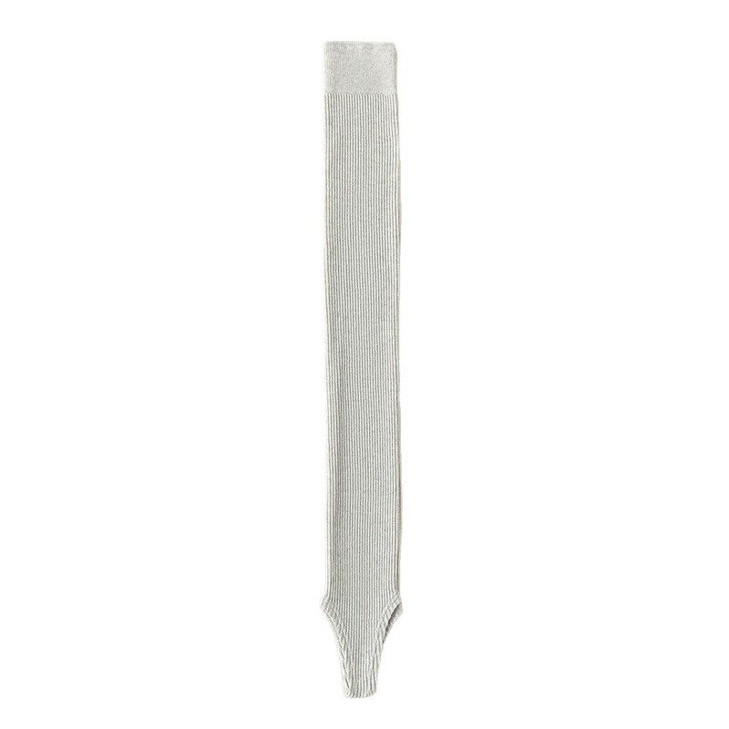 秋季新品灰色袜套踩脚腿套堆堆袜子女芭蕾风春秋薄款纯色小腿袜|undefined