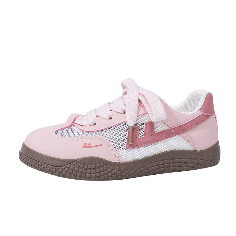Zapatos de entrenamiento alemán estilo universitario amarillo jengibre zapatos casuales de suela suave para estudiantes nuevos zapatos bajos de todo fósforo para mujeres