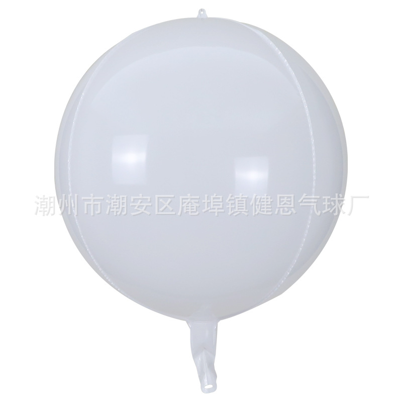 Globo aluminio redondo 4D grande