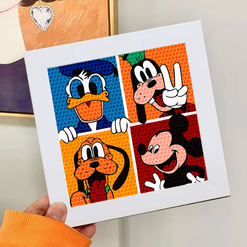 Nuevo dibujo de diamante infantil de labu diy pegatinas de diamante con marcos de fotos hechas a mano diy puzzle pegatinas de mampostería image 49