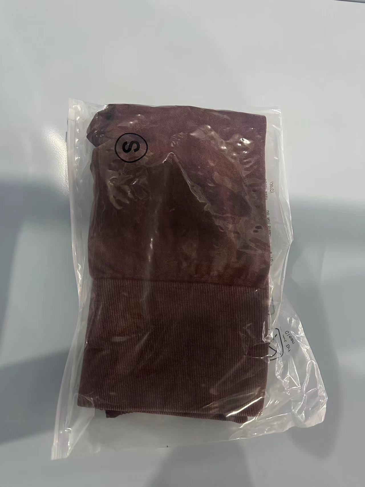 Lavado de arena sin costuras transfronterizo cintura alta nalgas de melocotón imitación vaquero yoga pantalones deportivos ropa exterior correr pantalones ajustados mujeres