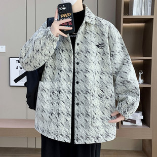 Tianjin Factory Store Autumn and Winter New Men's Woolen Coat High-end Short Coat Teenagers