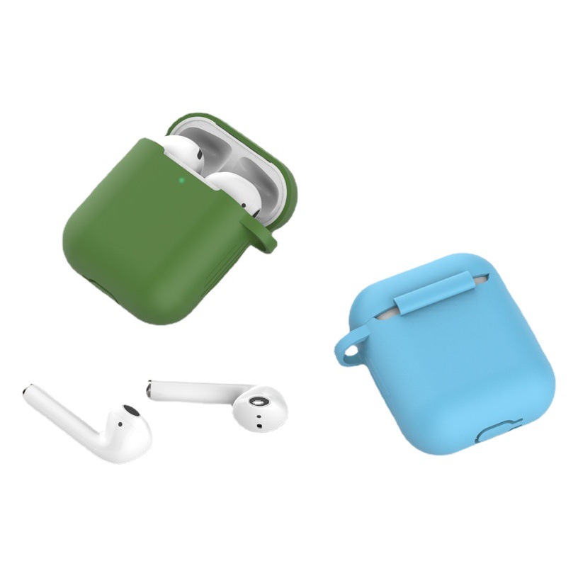 Aplicable a fábrica Apple airpods4pro2 funda protectora con hebilla nueva funda protectora airpods anti-caída de silicona de tercera generación