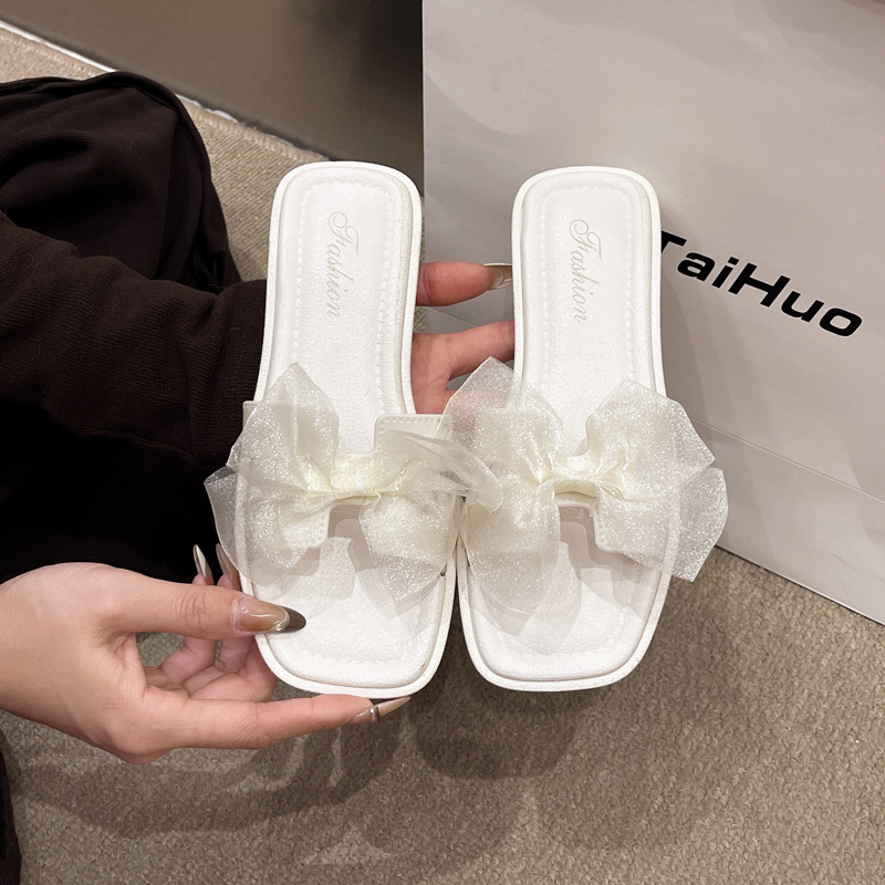 Children's Soft-Soled Slippers for Women's Outer Wear Summer New Style Simple and Fashionable One-Legged Commuting Parent-Child Mother-Daughter Slippers