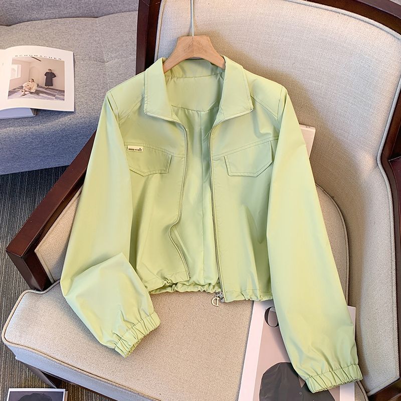 Jacket Baseball Suit Coat Women's Spring and Autumn 2025 New Explosions Good-looking Short Casual Top Small Jacket Baseball Suit Coat Women's Spring and Autumn 2025 New Explosions Good-looking Short Casual Top Small