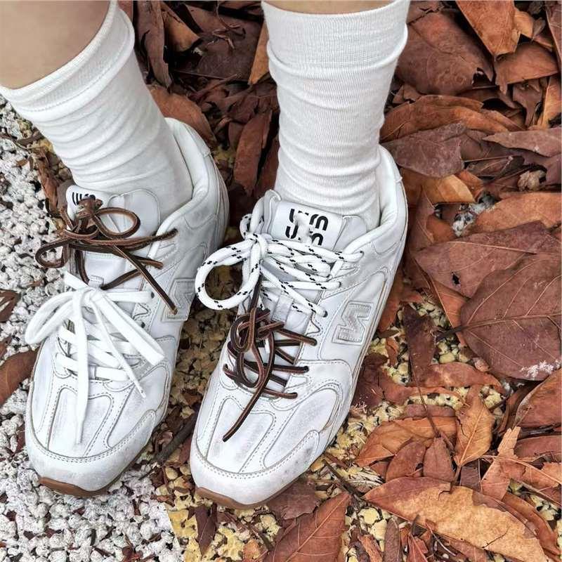 Putian shoes new model 530xMiu German training style, retro design, double laces, versatile, thin-soled casual sneakers