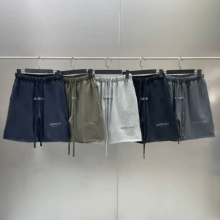 美式高街毛圈潮牌FOG复线ESS宽松运动休闲五分裤男女情侣百搭短裤