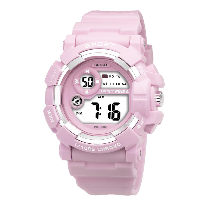 Nuevo reloj para estudiantes, reloj despertador simple, cronómetro, luminoso, deportivo, versión coreana, reloj electrónico, reloj electrónico de moda