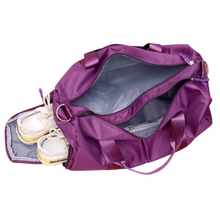 Bolsa de viaje bolsa de yoga deportiva de separación húmeda y seca bolsa de fitness 2024 bolsa de viaje de corta distancia de gran capacidad LOGO de entrenamiento al por mayor