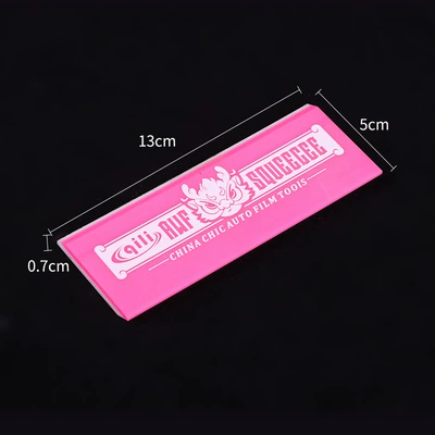 Qili Car Film Application Tool Double-Layer Double-Scraper Ultra-Hard Rubber Strip Aluminum Alloy Scraper Wear-Resistant Rubber Water-Squeezing Scraper (Car cleaning tools) - double-scraper-hard-rubber-strip