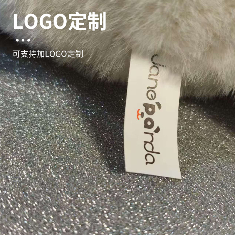 新パンダ小物飾り花柄ぬいぐるみ人形バックパック飾り車キーホルダー成都基地同型卸売