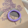 Purple cute base fresh telephone, hair accessory, South Korea, wide color palette