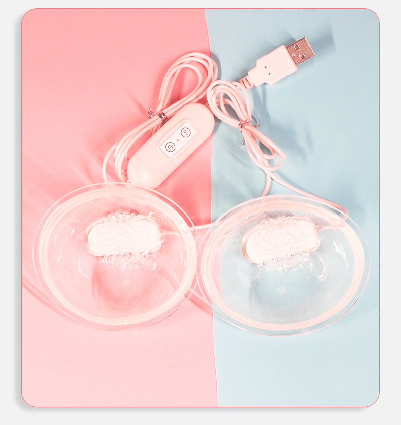 Breast Vibrating Massager with Nipple Clamp, USB or Rechargeable Remote Options — detail image 9