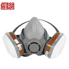 理松 防毒面具 A550防尘毒套装 化工喷漆油漆农药有毒气体面罩