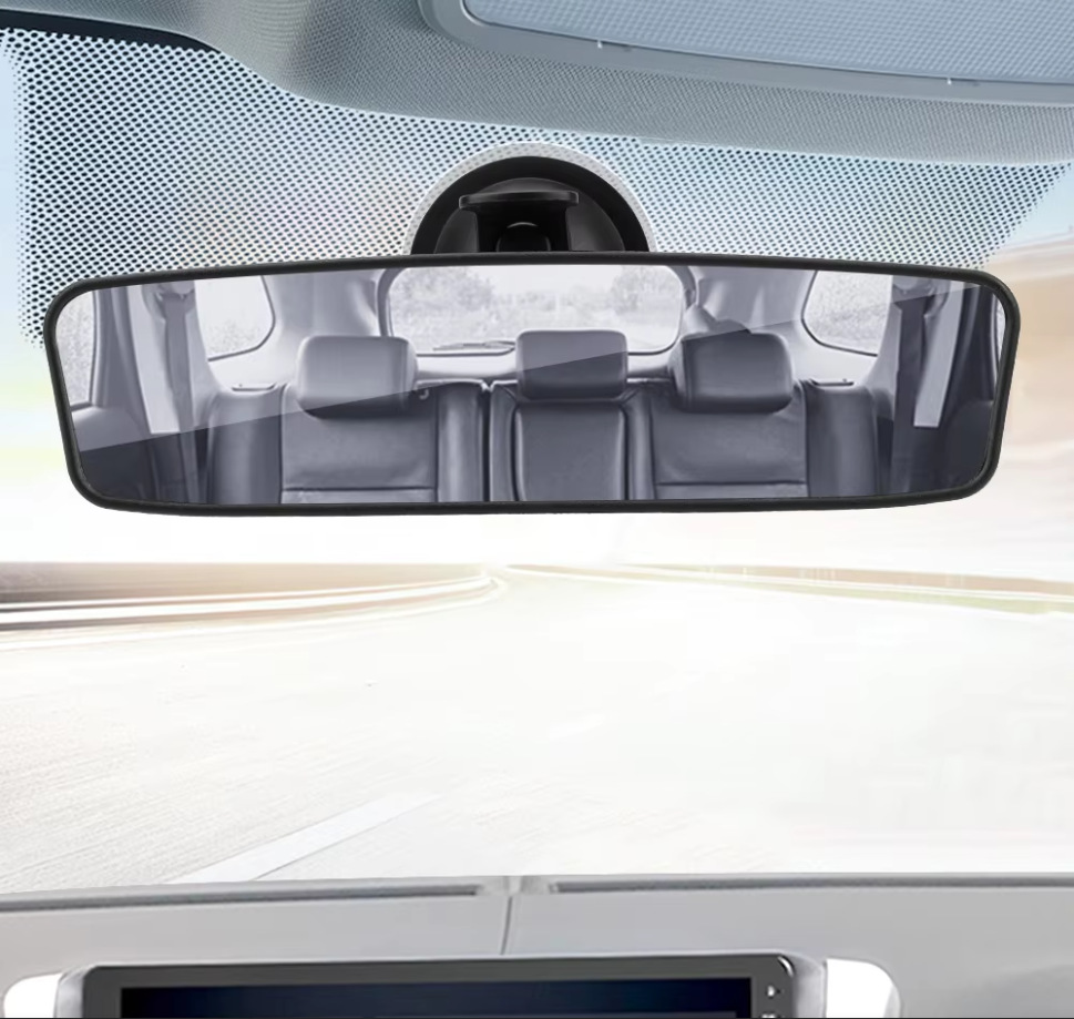 Spot Car Interior Rearview Mirror Auxiliary Lens Suction Cup Reversing Mirror Reflector Large Field of View Wide Angle Universal