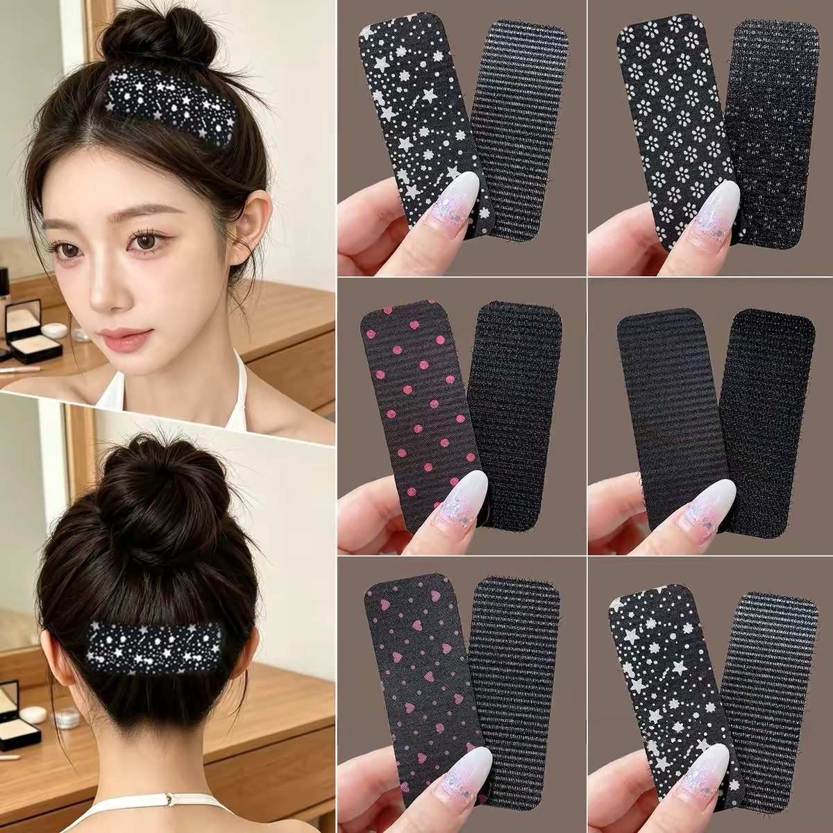 Adult Magic Tape Hair Sticker for the Back of the Head, Forehead Bangs Sticker, Hair Tidying Tool for Women, Special Adhesive Hair Accessory